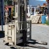 1441 Clark model S40 serial # S40-64-4051FA, 2000 lb lifting capacity, 12 volt Electric powered walk behind, 106" raised height, Year 1980