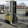 
1334 Crown model 35RRTT serial # W-73374, 3500 lb lifting capacity, 36 volt Electric powered reach, 210" raised height,  Year 1988, 7648 hours
