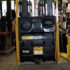 1544 Yale model OS030ECN24TE089 serial # C801N07403E, 3000 lb lifting capacity, 24 volt electric powered, Stand up order picker, Triple mast, 89" lowered height, 195" raised height, Year 2007