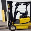 1784 Yale model ERP030VTN48TE082 serial # G80N082883N, 3000 lb. lifting capacity, 48 volt, 3 wheel cushion tires, Triple mast, 82" lowered height, 187" raised height, Side shift, 3 way hydraulics, Finger tip controls, 3692 hours, Year 2015