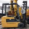 
1112 Yale model ERP040TFN36 serial # N702588
4000lb lifting capacity, 36 volt Electric powered, Brand New Battery June 2013,  Pneumatic tires, Year 1994, Quad mast, 83" lowered height, 240" raised height, Side shift, 332 hours, Weight with battery 8660 lbs