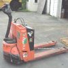 1087 Toyota model 7HBW23 serial # 7HBW23-26774, 4500 lb lifting capacity, 24 volt Electric powered pallet jack, Weight without battery 290 lbs, Weight with battery 640 lbs