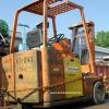 1129 Clark model TW40B serial # TW235-0151-4745FA,  4,000 lb lifting capacity, 36 volt Electric powered, 3 wheel cushion tires, 106" lifting height, Side shift, 5527 hours