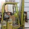 1406 Clark model TW20-6 serial # TW20-61-2010, 4000 lb lifting capacity, Electric powered, Cushion tires, 3 wheel style, Year 1968