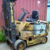 
968 Hyster model E60XL-33 serial # C108V05593H, 6000 lb lifting capacity, Electric powered, Monotrol pedal, Cushion tires, Year 1987