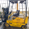 724 Hyster model E80XL serial # C098D02925T, 8000 lb. lifting capacity, 48 volt, 91.5" lowered height, 102.5 " raised height, Cushion tires, Year 1996