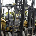 1177 Yale model ERC060GHN48TE084 serial # A908N06263E, 6000 lb lifting capacity, 36 volt Electric powered, Cushion tire, Triple mast, 86" lowered height, 187" raised height, Cascade single double attachment, Year 2007, 11326 hours