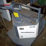 

884 Crown model 60PE-27-3 serial # W50562, 6000 lb lifting capacity, 24 volt Electric powered Pallet Jack, Year 1986