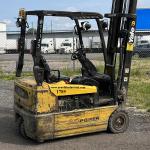 1789 Yale model ERP035THN36CE078 serial # F807N01550B, 3500 lb. lifting capacity, 36 volt, 78" lowered height, 177.2" raised height, Solid pneumatic tires, Year 2004