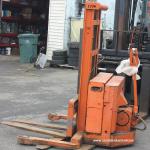 1774 Prime Mover model SN20 serial #  106503, 2000 lb. lifting capacity, Electric powered walkie stacker, 106" raised height, 36" long, 40" wide