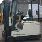 929 Crown model 35SCTT serial # W-870375, 3500 lb. lifting capacity, Electric, Cushion tires, Year 1989